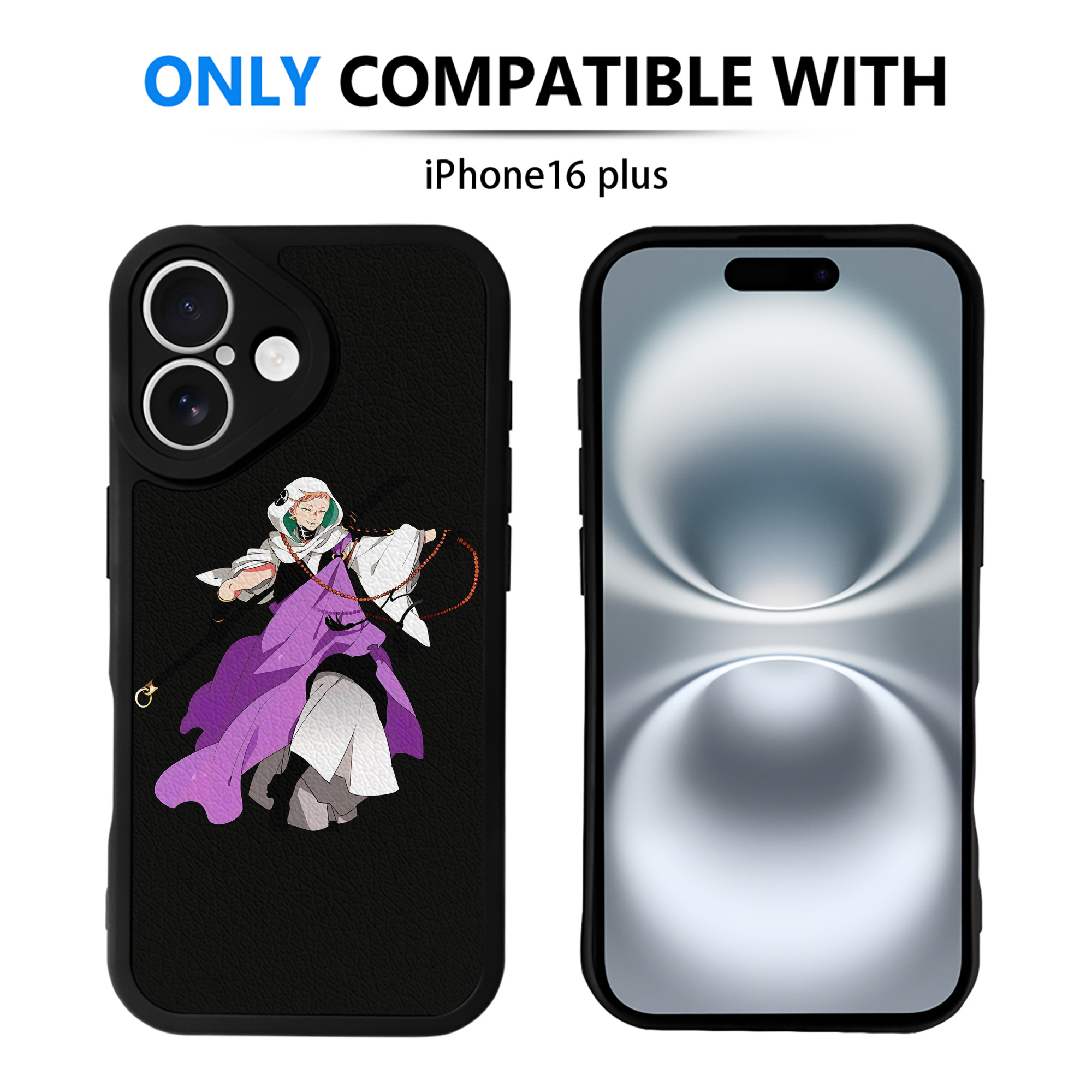 （画像用） 刀剣乱舞 Touken Ranbu 【iPhone 16シリーズ対応】シリコンスマホケース（レザー調） 材質：シリコン